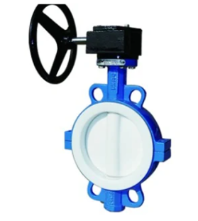 Ci Or Di PTFE F4 bélelt testülés pillangószelep
